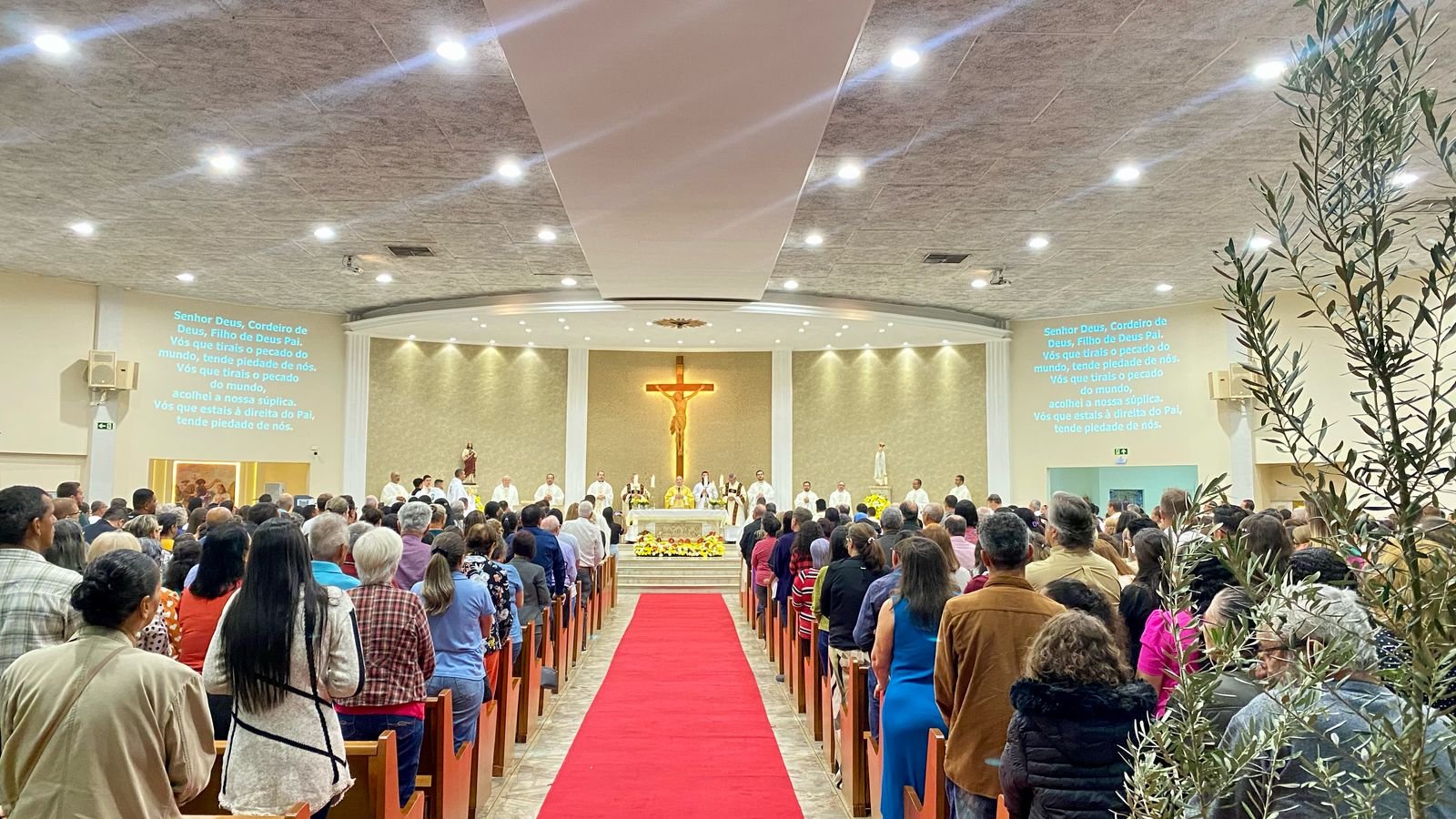 Missa Crismal reúne centenas de fiéis na Catedral de Naviraí